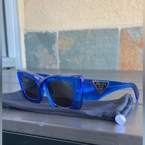 Women’s Prada Sunglasses, Blue, Lighly worn in mint condition